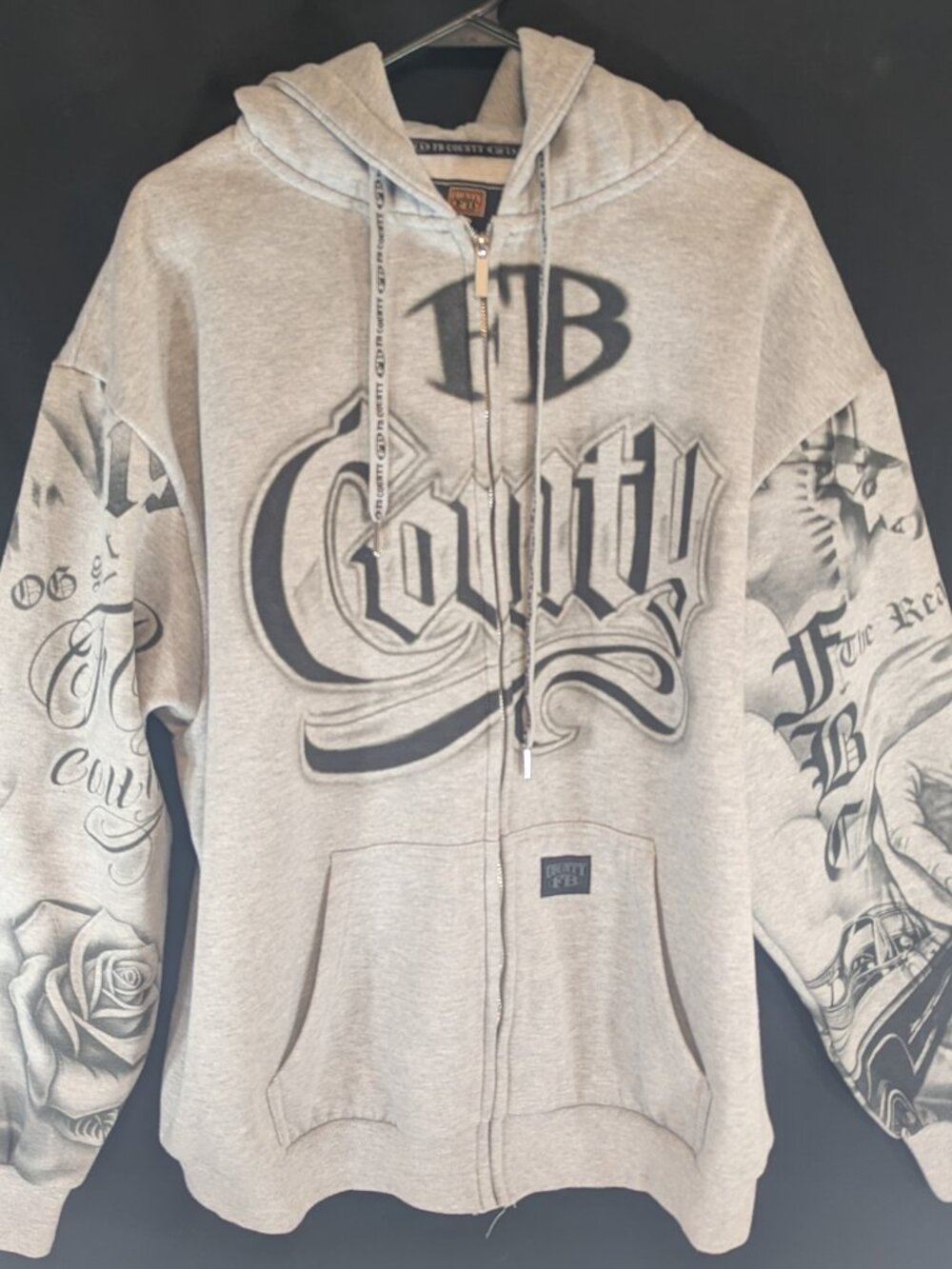 FB County Inked Up hoodie size: Large
